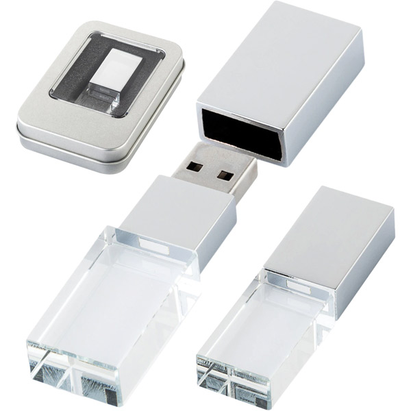 8190-16GB Kristal USB Bellek ürün resim