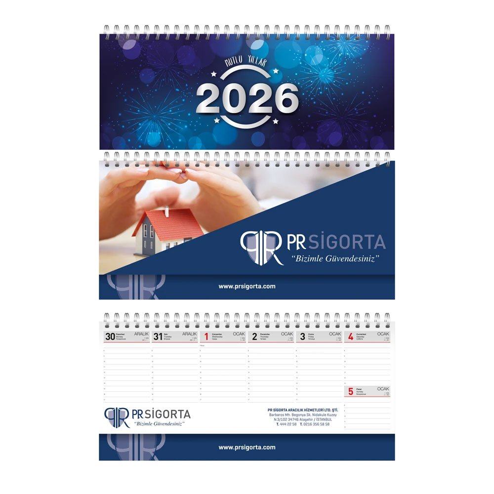 901 Spiralli Haftalık Sümen ürün resim