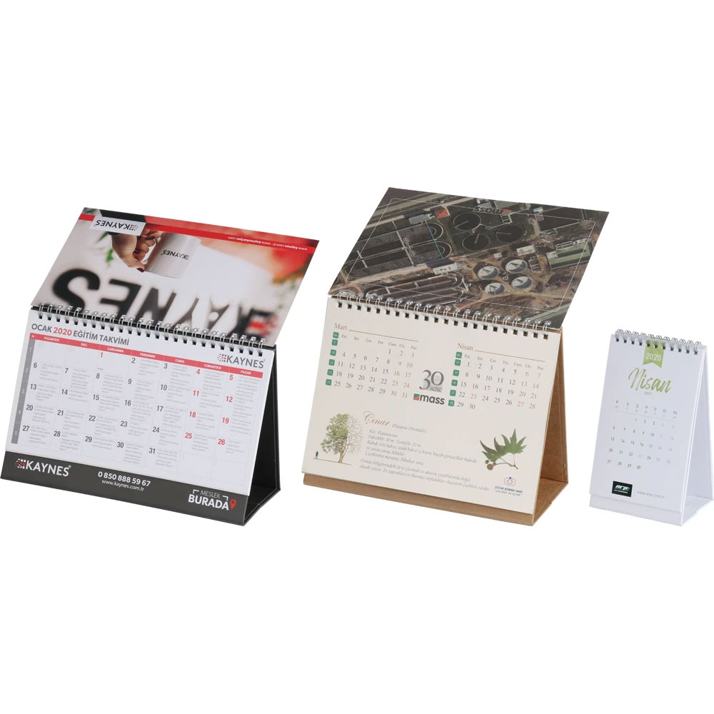 AMT-08 Taslama Taşıyıcılı Masa Takvimi ürün resim