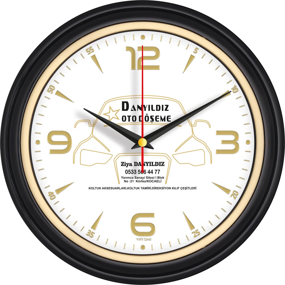 V30-522-SV Plastik Duvar Saati ürün resim